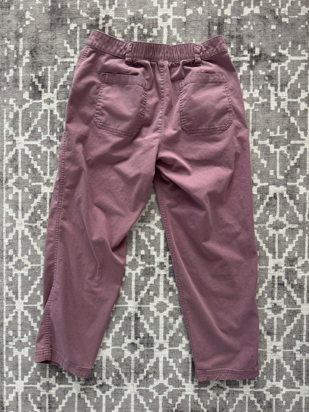 Old Navy Dusty Mauve OG Chino Pants High-Waisted OGC Chino Tapered Straight Pant - Picture 8 of 13